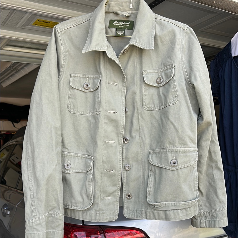 Eddie Bauer Sage Green Utility Jacket